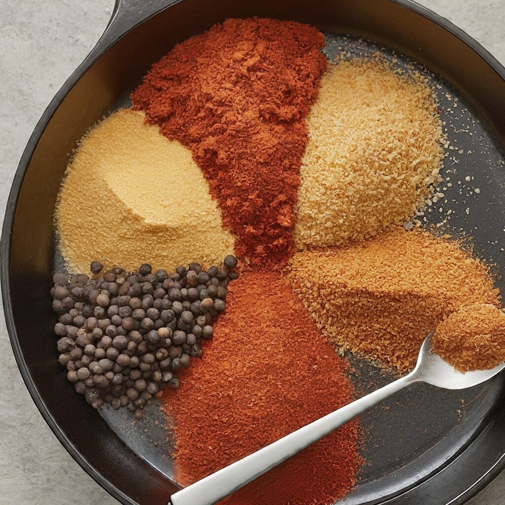 Spices for classic BBQ ribs