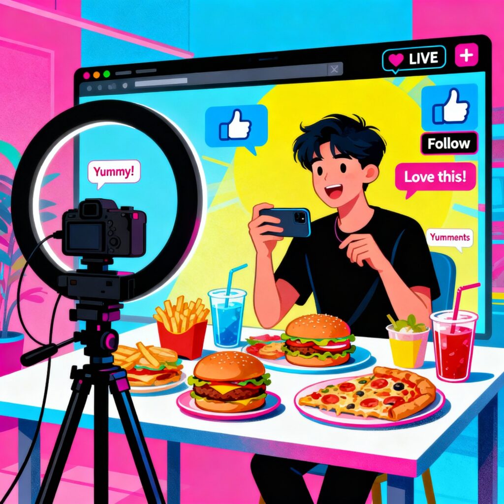 Mukbang and Viral Food Trends